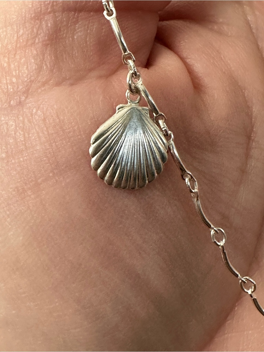 Sterling Silver Anklet Ocean Charms Fancy Chain Handmade Hawaii Jewelry 10” NWOT - Picture 2 of 6